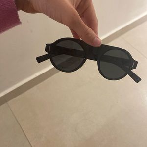 Christian Dior black unisex sunglasses